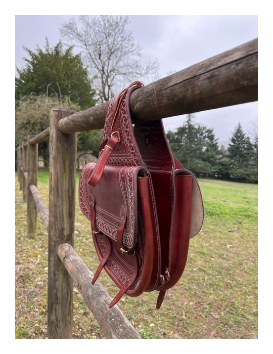 Sacoches arrière en cuir SALAMANCA