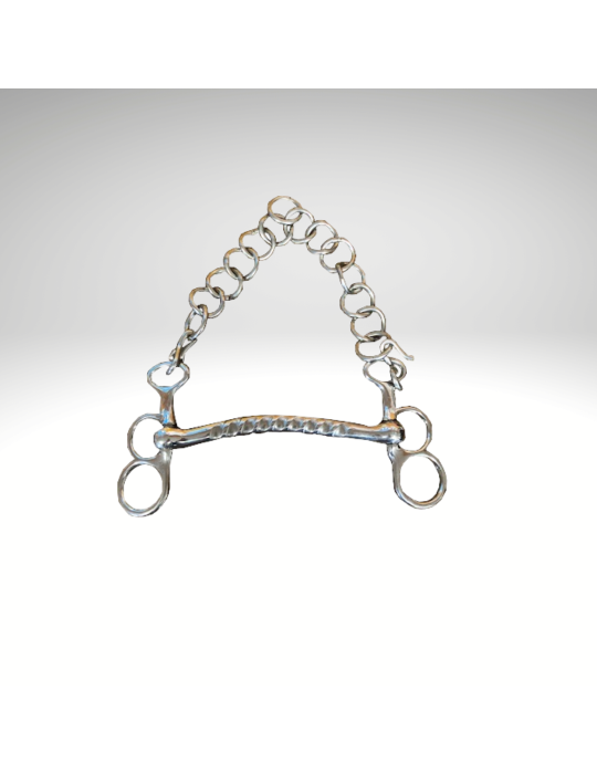 Mors coup de poing cintré vers le haut