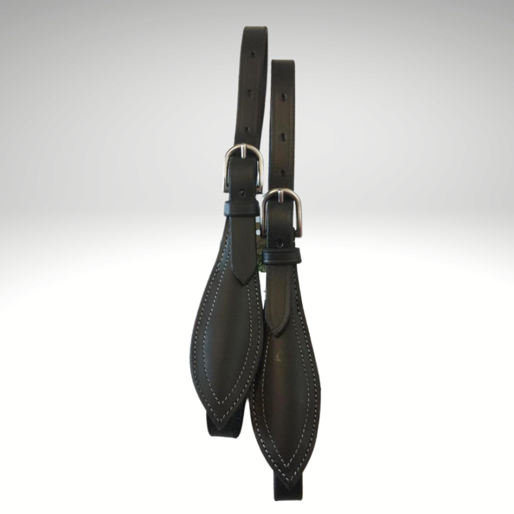 Porte trait en cuir pour voiture d'attelage