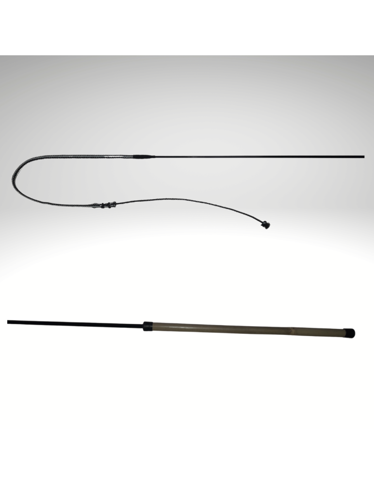 Fouet avec manche en bambou