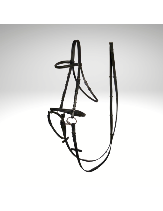 Bridon muserolle combinée SB – Sellerie Baude Bridon muserolle combinée SB – Sellerie Baude