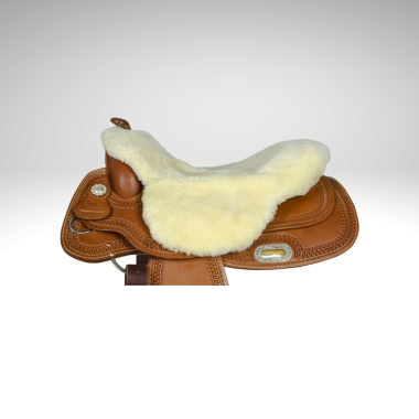 Dessus selle western mouton
