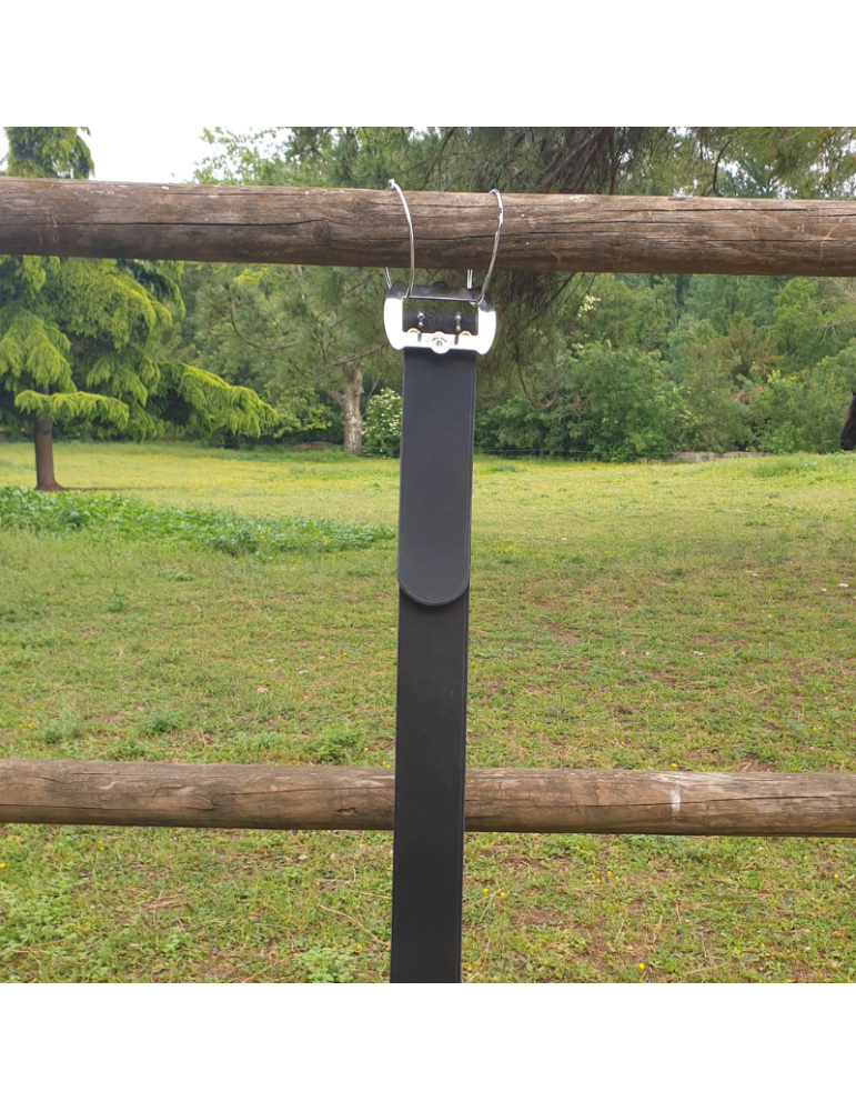 Collier en cuir pour vache boucle en inox