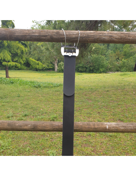 Collier en cuir pour vache boucle en inox