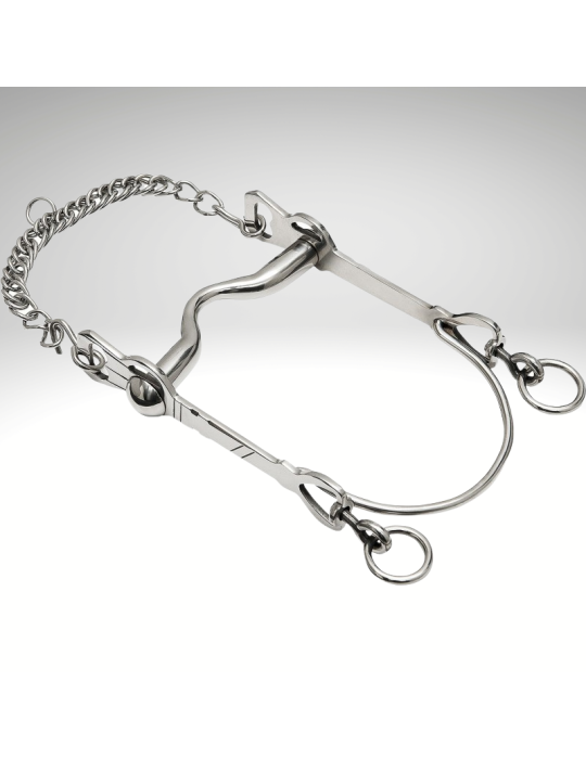 Mors espagnol barre couré