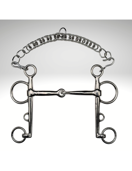 Mors pelham canons fins