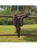 Selle sans arçon, tissu respirant et néoprène