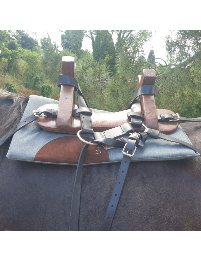 Bât en cuir pour âne