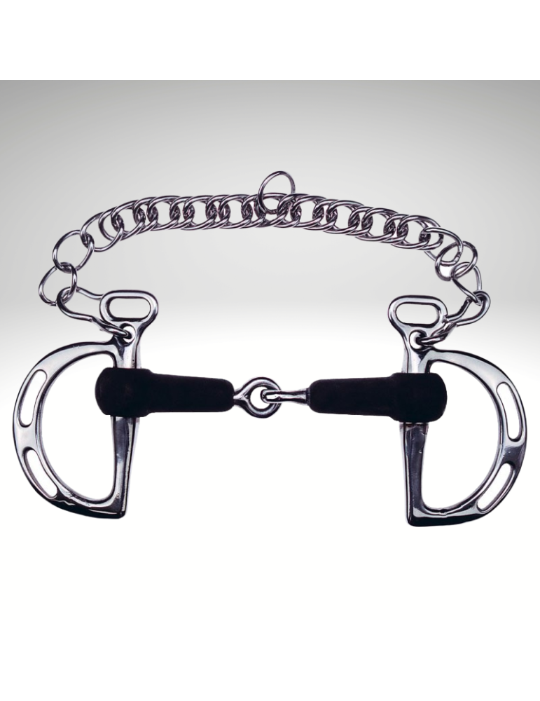 Mors espagnol caoutchouc