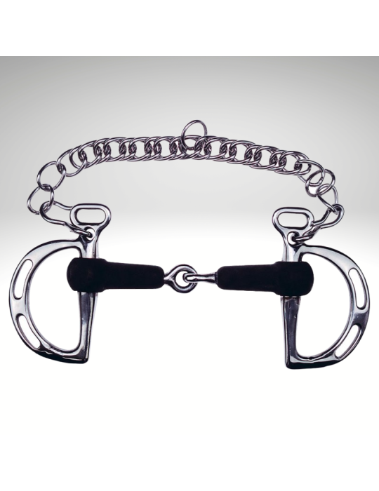 Mors espagnol caoutchouc