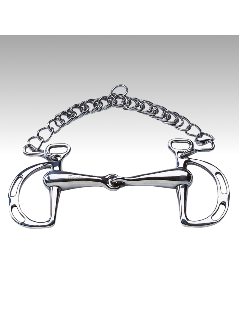 Mors espagnol brisé à passes FEELING – Sellerie Baude