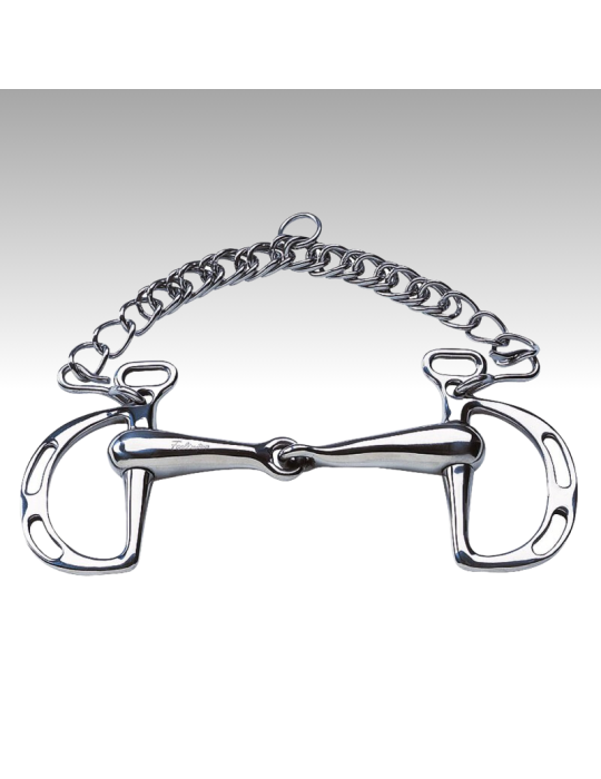 Mors espagnol brisé à passes FEELING – Sellerie Baude