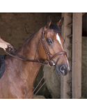 Rênes allemandes en cuir / corde NORTON – Sellerie Baude