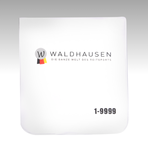 Set de numéros de départ ovale avec élastiques 2