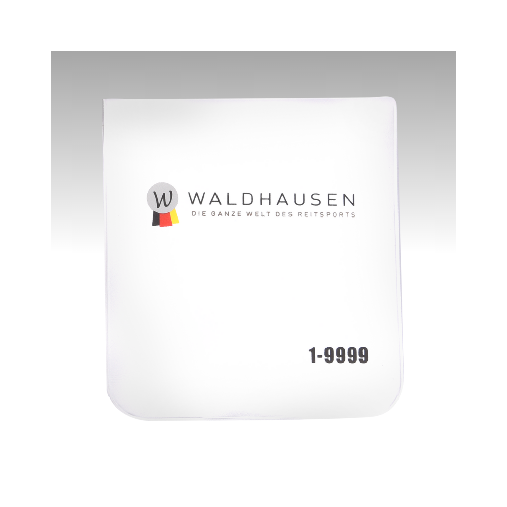 Set de numéros de départ ovale avec élastiques