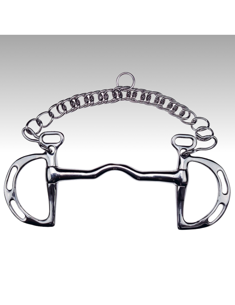 Mors espagnol droit à passes FEELING – Sellerie Baude