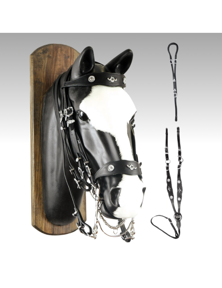 Bride collier chasse croupière