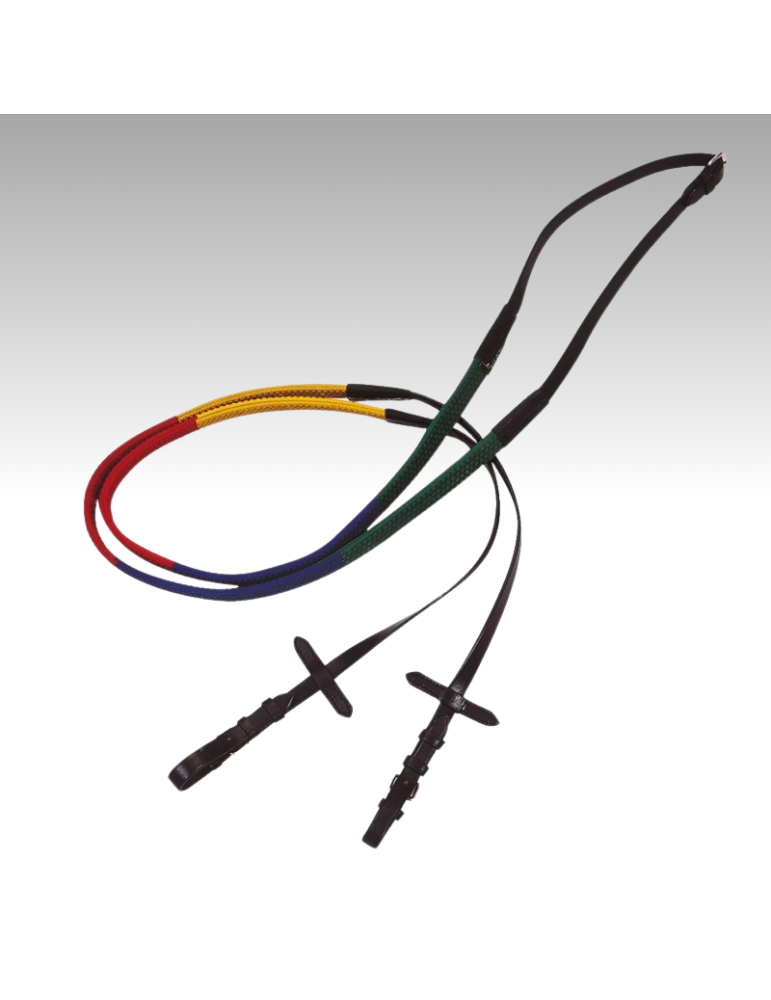 Rênes caoutchouc éducatives Rênes caoutchouc éducatives