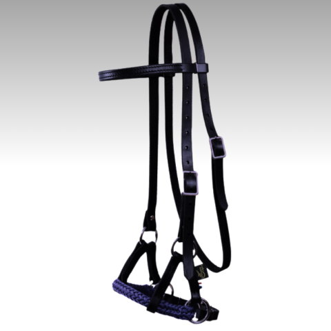 Side-pull cuir polytresse ronde 2