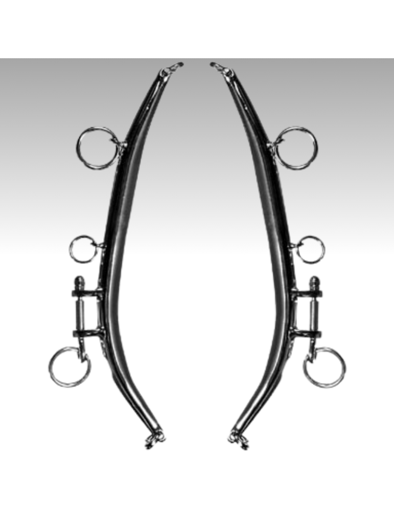 Attelles métalliques sans boules collier américain