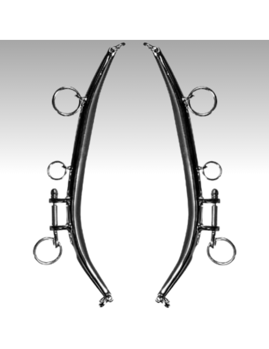 Attelles métalliques sans boules collier américain