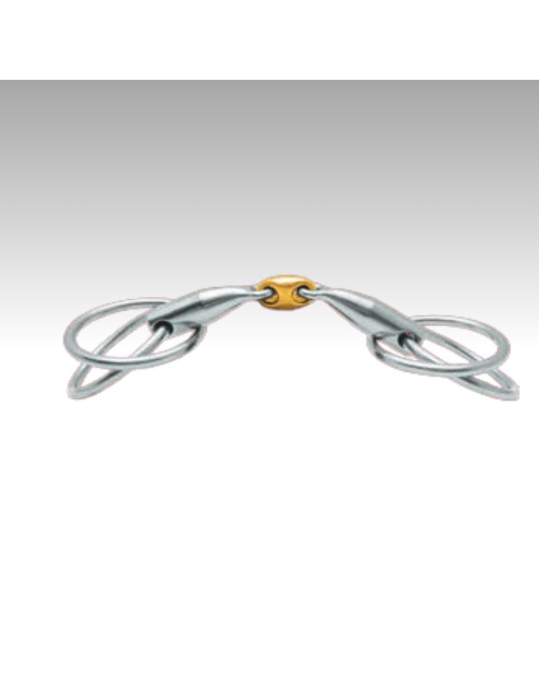 Mors 4 anneaux double brisure