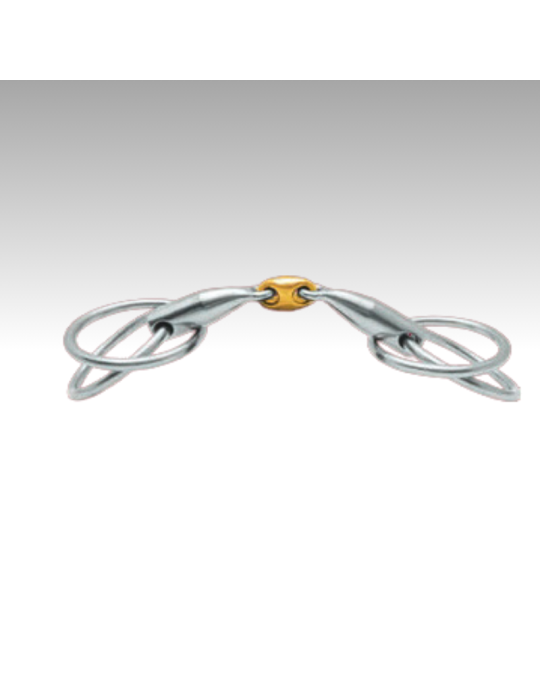 Mors 4 anneaux double brisure