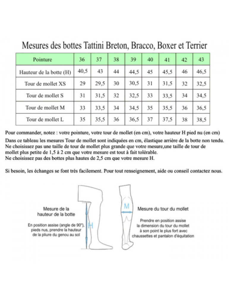 Bottes boxer close TATTINI