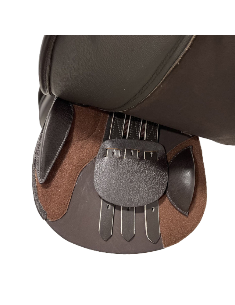 Selle mixte cuir orientation obstacle