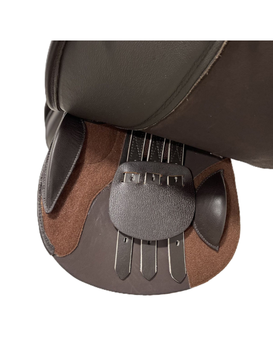 Selle mixte cuir orientation obstacle