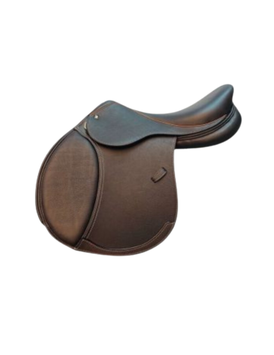 Selle derby TATTINI, avec assise moyennement profonde, en double veau souple