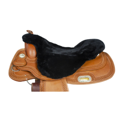 Dessus selle western mouton