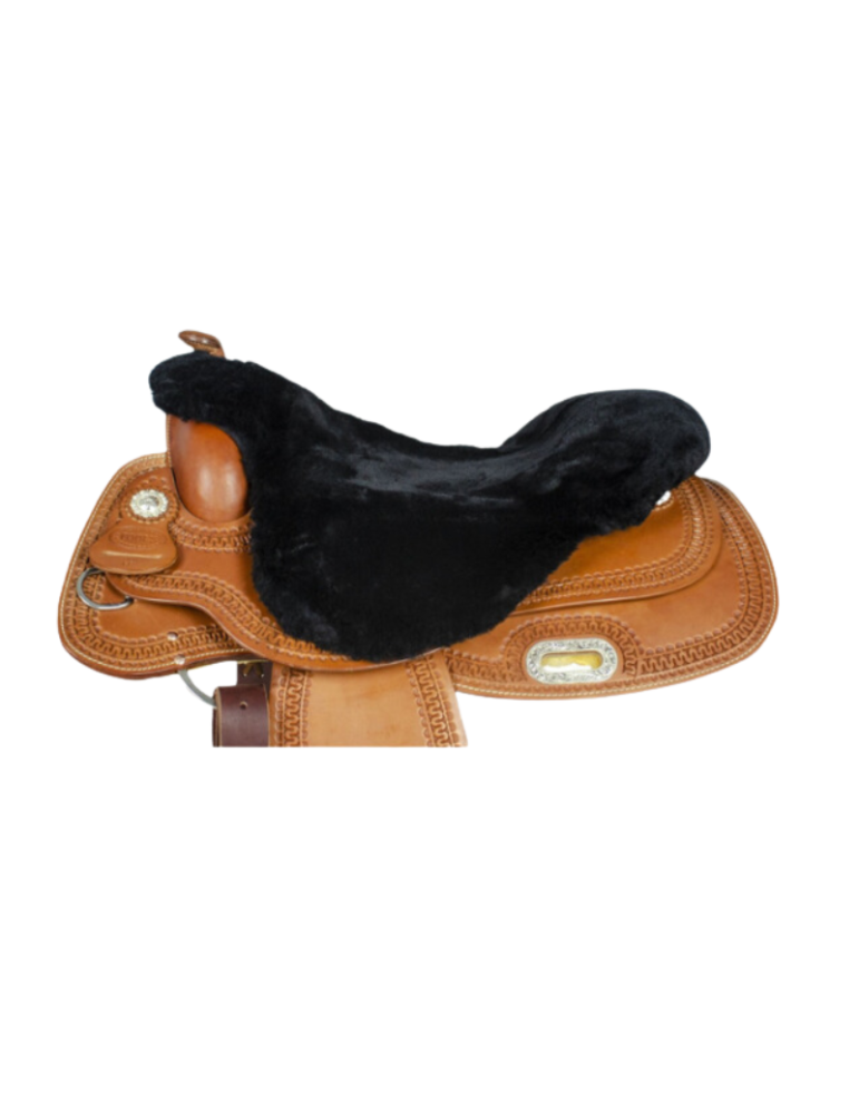 Dessus selle western mouton