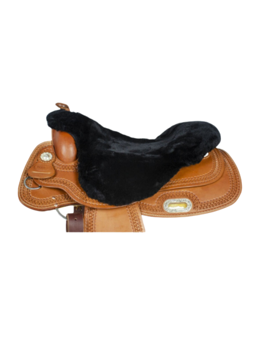 Dessus selle western mouton