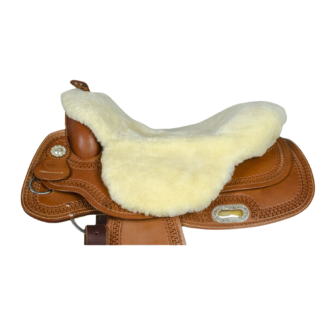 Dessus selle western mouton 2