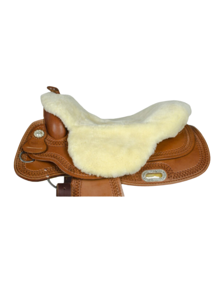 Dessus selle western mouton