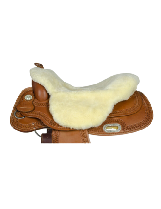 Dessus selle western mouton