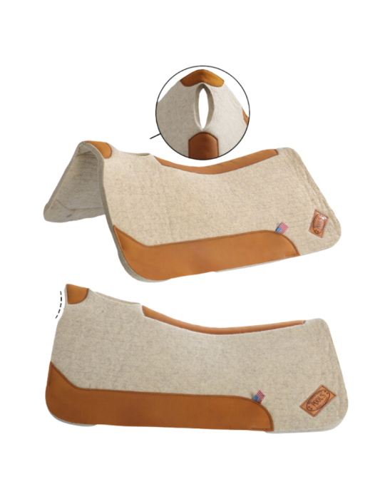 Tapis Western en feutre 3/4"