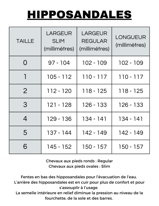 Hipposandales simple - CAVALLO