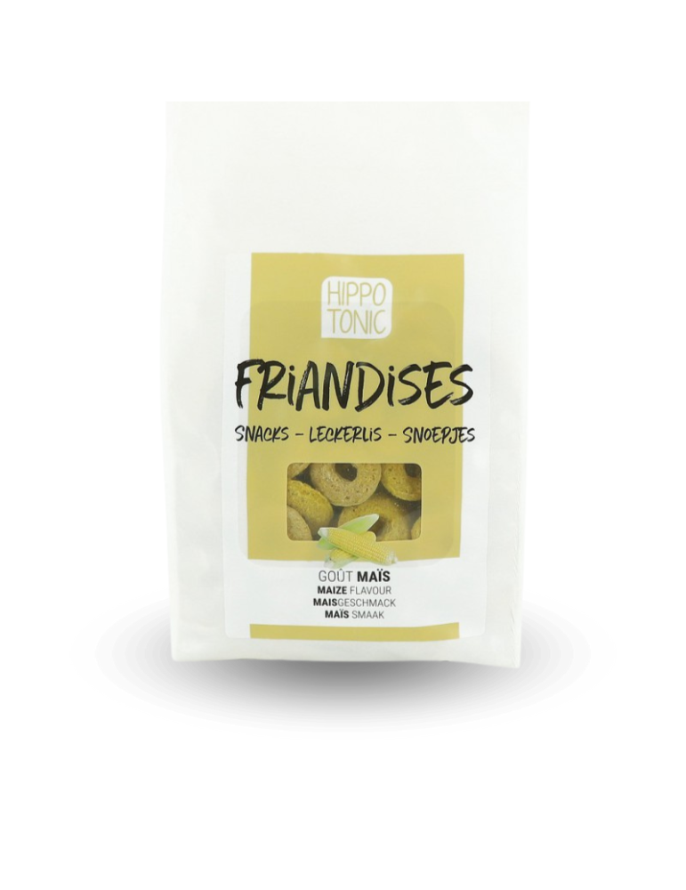 Bonbons pour chevaux goût maïs HIPPOTONIC