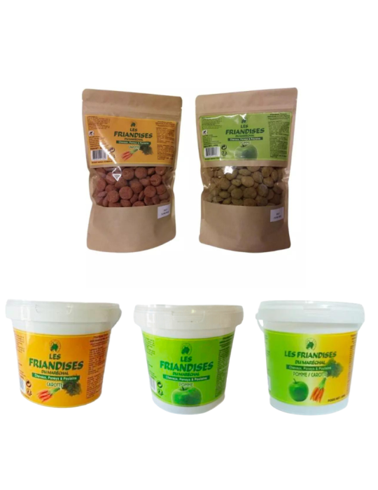 Friandises pomme-carotte DU MARECHAL