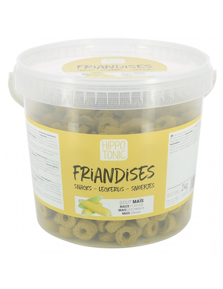Bonbons pour chevaux goût maïs HIPPOTONIC