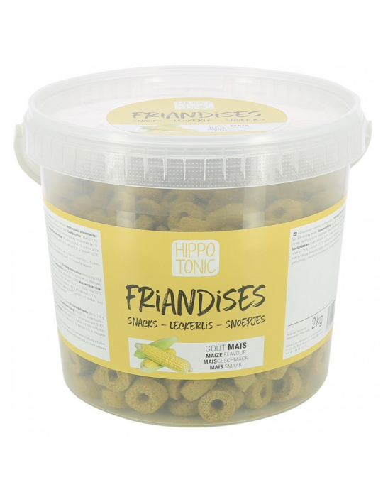 Bonbons pour chevaux goût maïs HIPPOTONIC