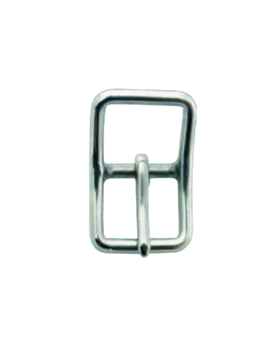 Boucle acier inoxydable ardillon central