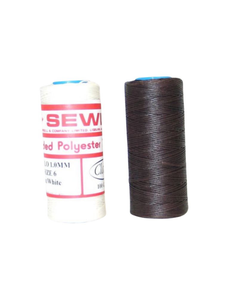 Fil polyest tressé poissé Ronzon