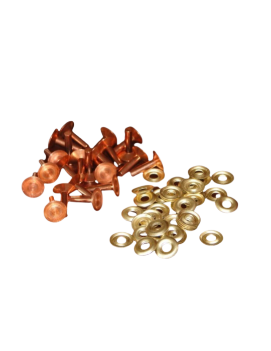 Rivets cuivre Contre rivures laiton Rivets cuivre Contre rivures laiton