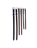 Collier pour chien en cuir, marron ou noir
