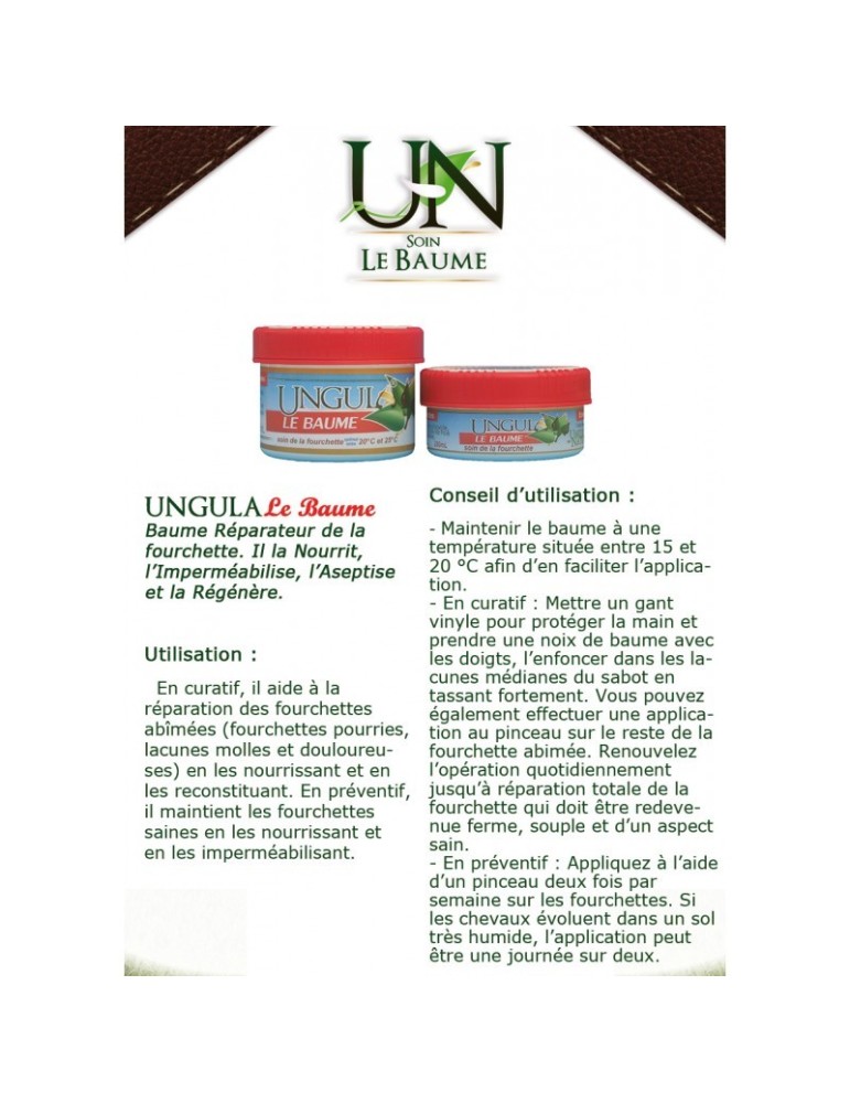 Baume réparateur fourchette Ungula