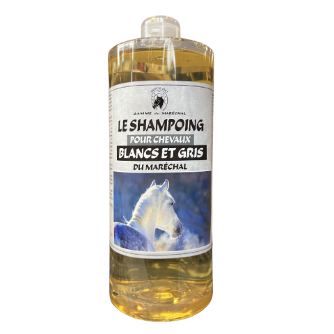Shampoing pour chevaux Blancs et Gris