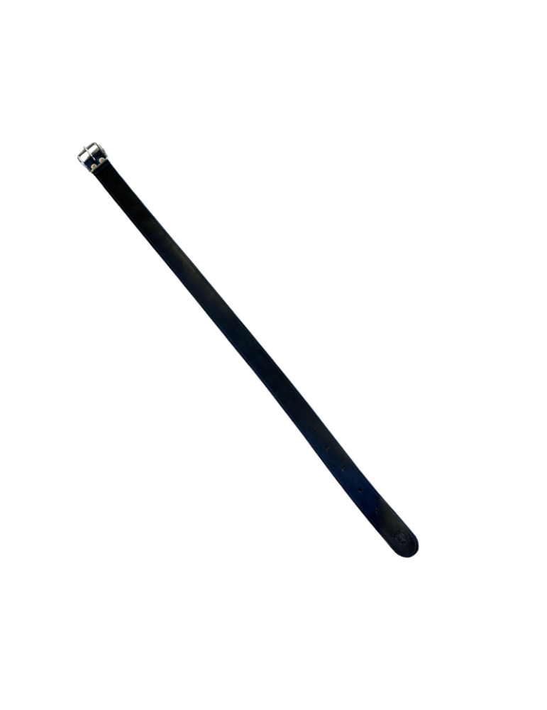 collier en cuir pour veau boucle en fer